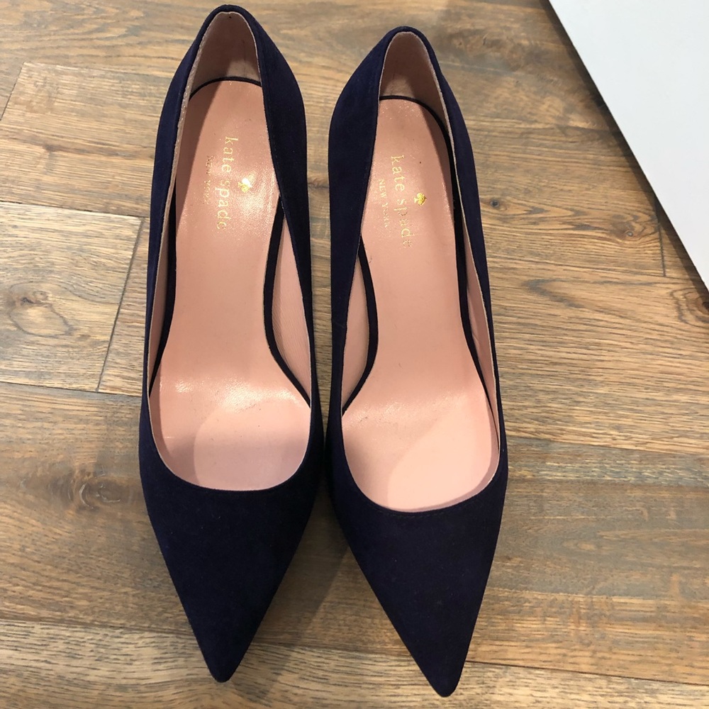 Kate Spade Navy Blue Heels